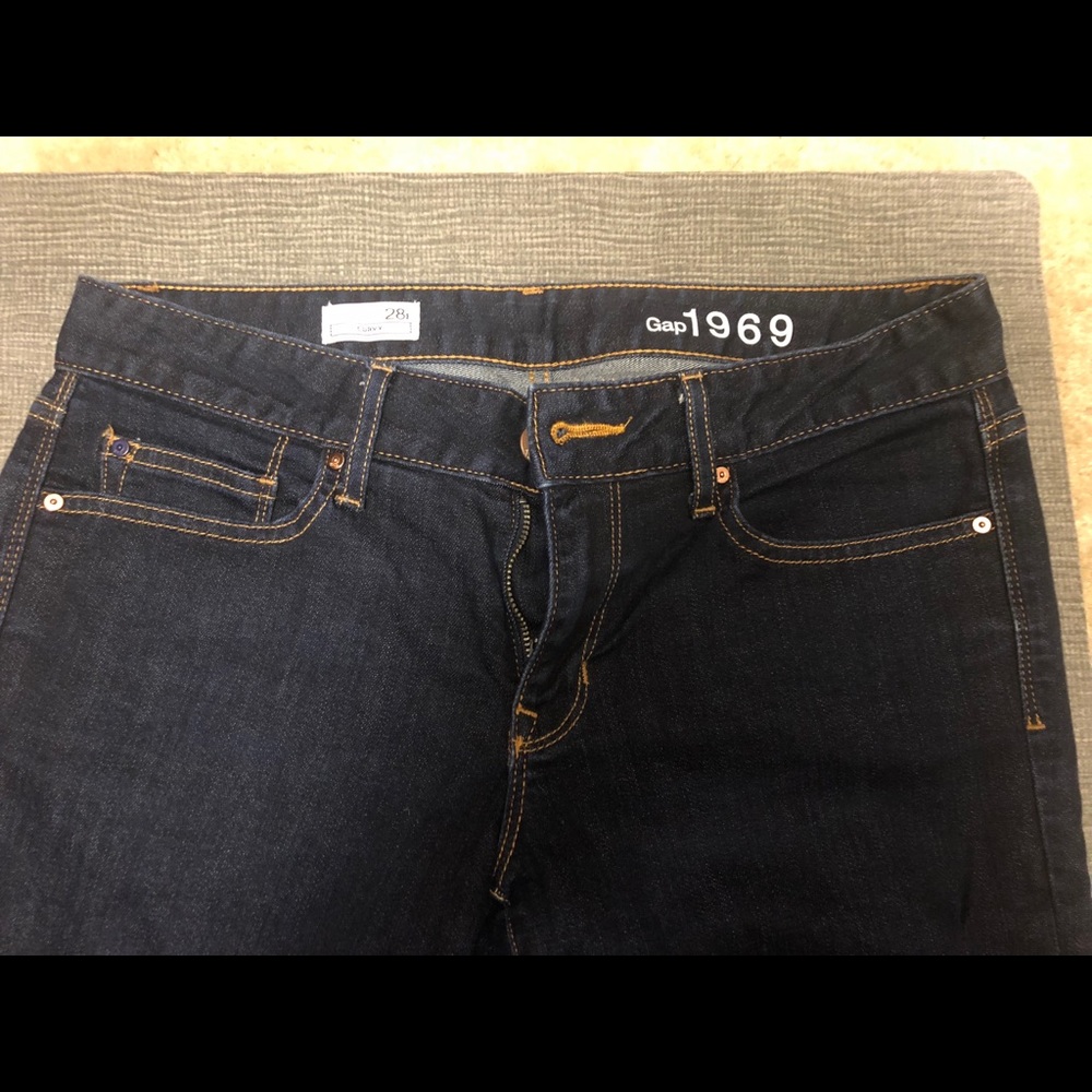 Gap curvy dark bootcut 28
